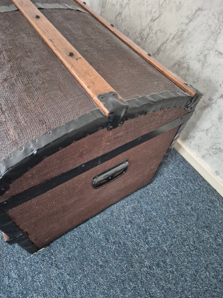 Dekken kist hutkoffer reiskist reis kist c.j. schravendijk, Huis en Inrichting, Ophalen, 50 tot 100 cm, Minder dan 50 cm