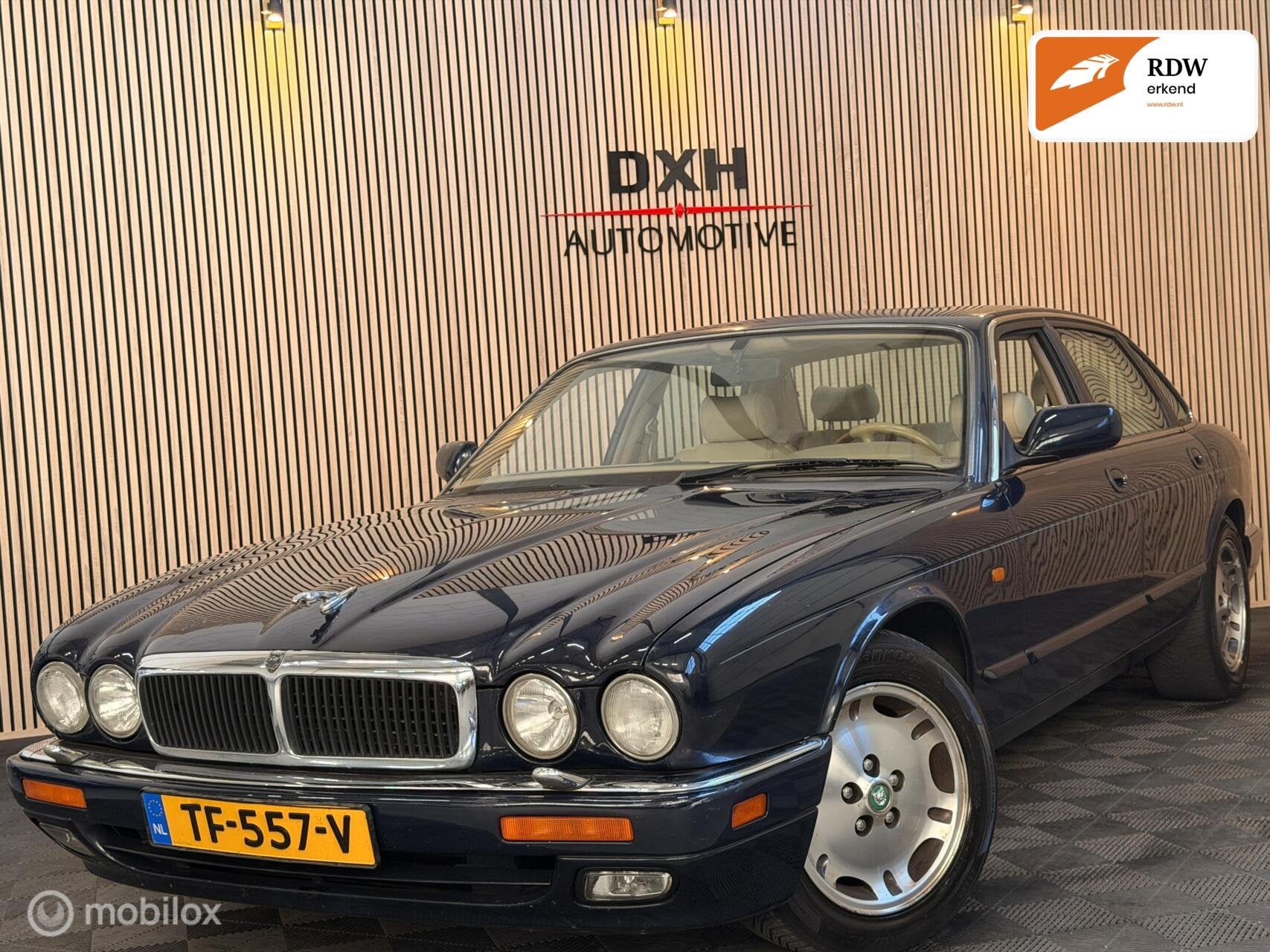 Jaguar XJ 4.0 Sport V6 AUT APK-5/2027 BEIGE-LEDER + HOUT, Achterwielaandrijving, Gebruikt, Beige, Automatische klimaatregeling