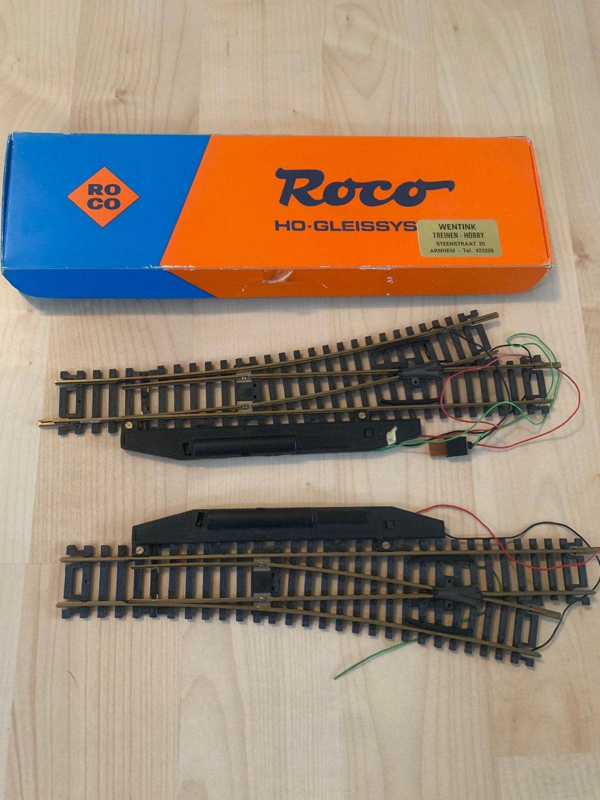 Roco 42902 set electrische wissels in OVP, Hobby en Vrije tijd, Gebruikt, Gelijkstroom, Rails, Ophalen of Verzenden