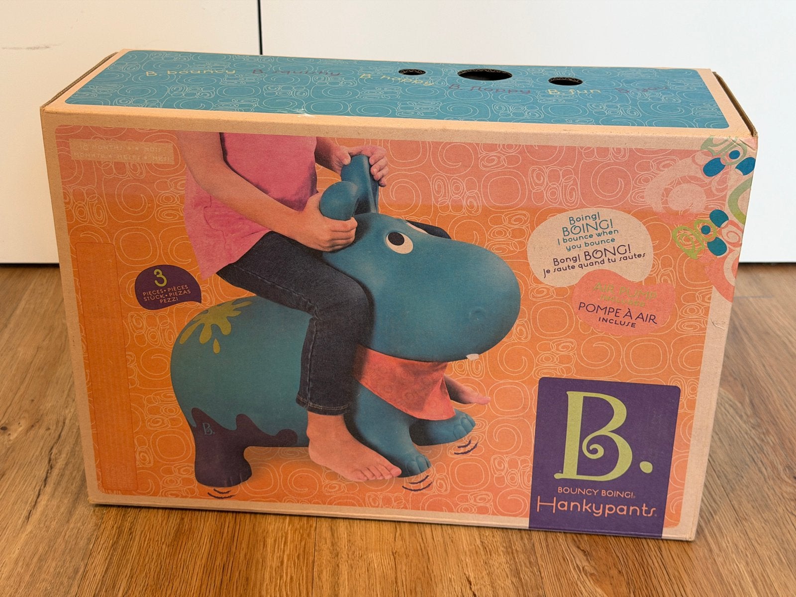 Skippybal in vorm nijlpaard, Ophalen of Verzenden, Nieuw