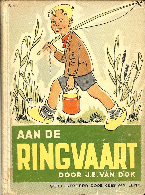 J.E. van Dok - AAN DE RINGVAART - Illustraties Kees van Lent, Ophalen of Verzenden, Gelezen