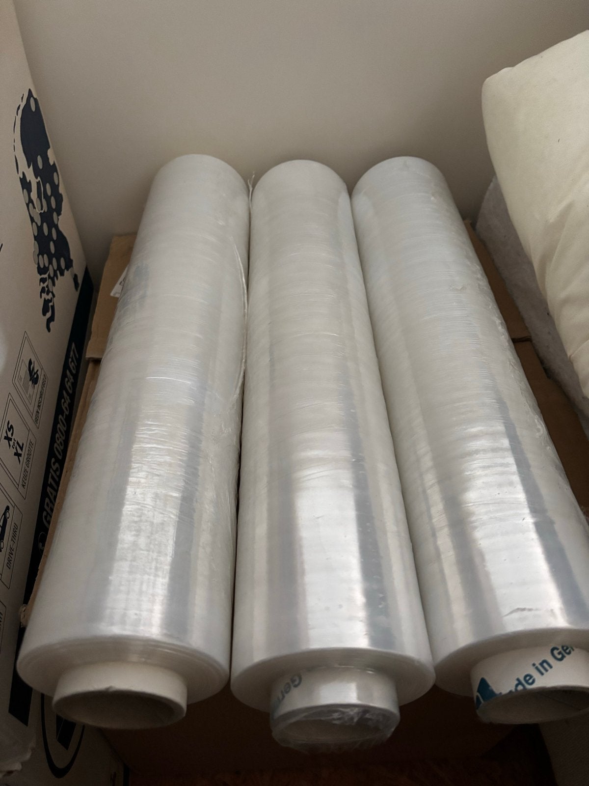 Krimpfolie rollen - Nieuw 3 stuks, Ophalen of Verzenden