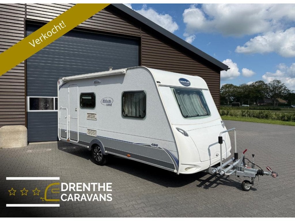 Caravelair Antares 426 Stapelbed, BOVAG-beurt, lichtgewicht., Caravans en Kamperen, Caravans, Dwarsbed, Bedrijf, Luifel, 750 - 1000 kg
