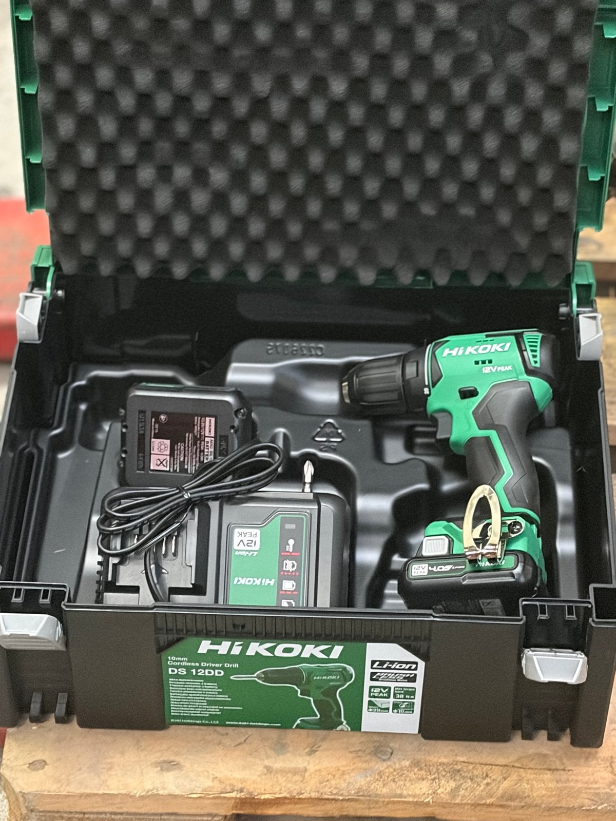 Hikoki DS 12DD Accuboormachine 12V Peak met 2 accu's nieuw!!, Variabele snelheid, ., Nieuw, Ophalen of Verzenden