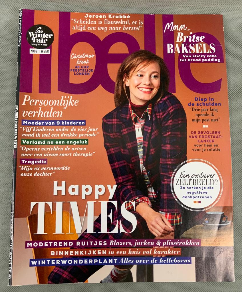 Tijdschrift Libelle, nr 48 november 2024 - Jeroen Krabbe, Boeken, Ophalen of Verzenden, Zo goed als nieuw, Damesbladen