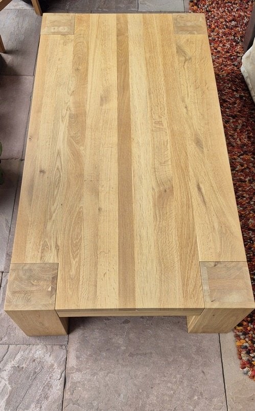 Goossens Salontafel, Huis en Inrichting, Ophalen, 100 tot 150 cm, Eikenhout, Landelijk / klassiek