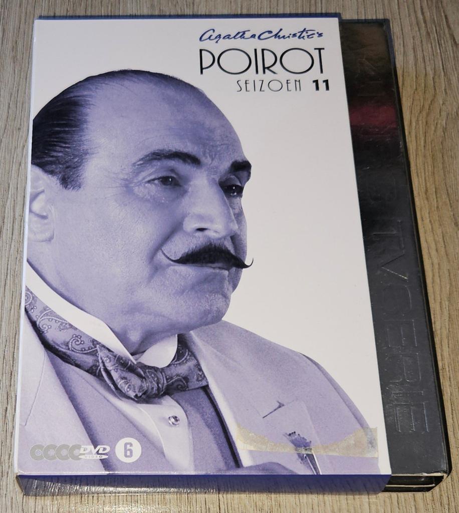 Agatha Christie's Poirot - Seizoen 11 - 4DVD Boxset, Boxset, Ophalen of Verzenden, Zo goed als nieuw, Vanaf 6 jaar