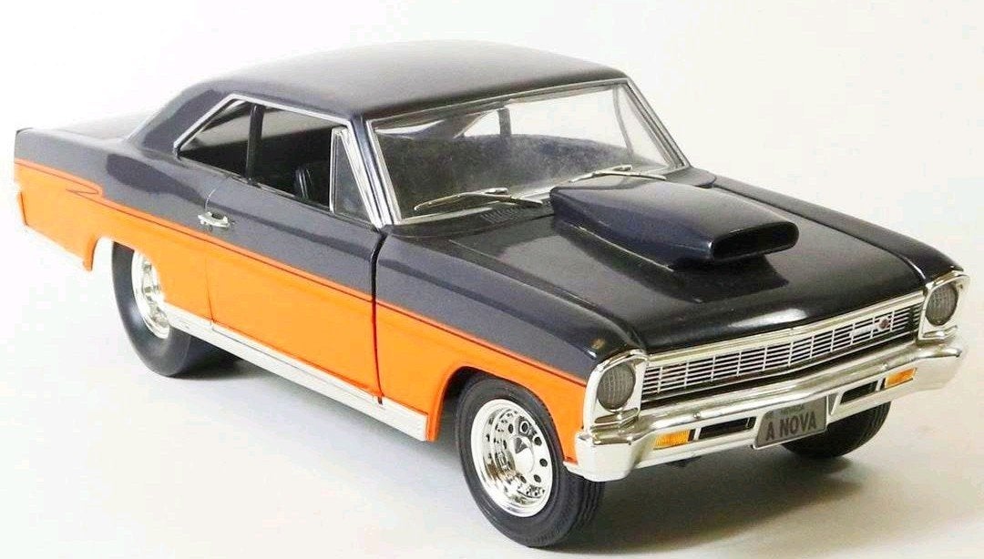 Chevrolet Nova Pro-Stock 1966 ERTL Amerikan Muscle, Verzenden, Zo goed als nieuw, Auto, ERTL