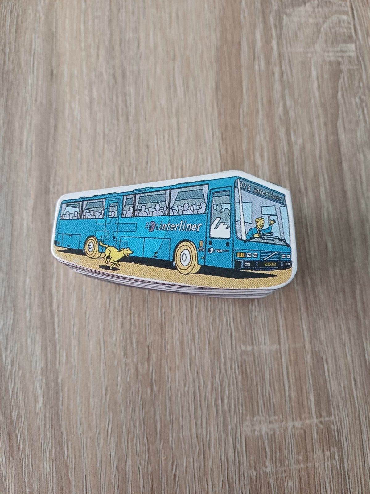 20 stuks bus magneetjes met afbeelding Interliner, Verzamelen, Ophalen of Verzenden