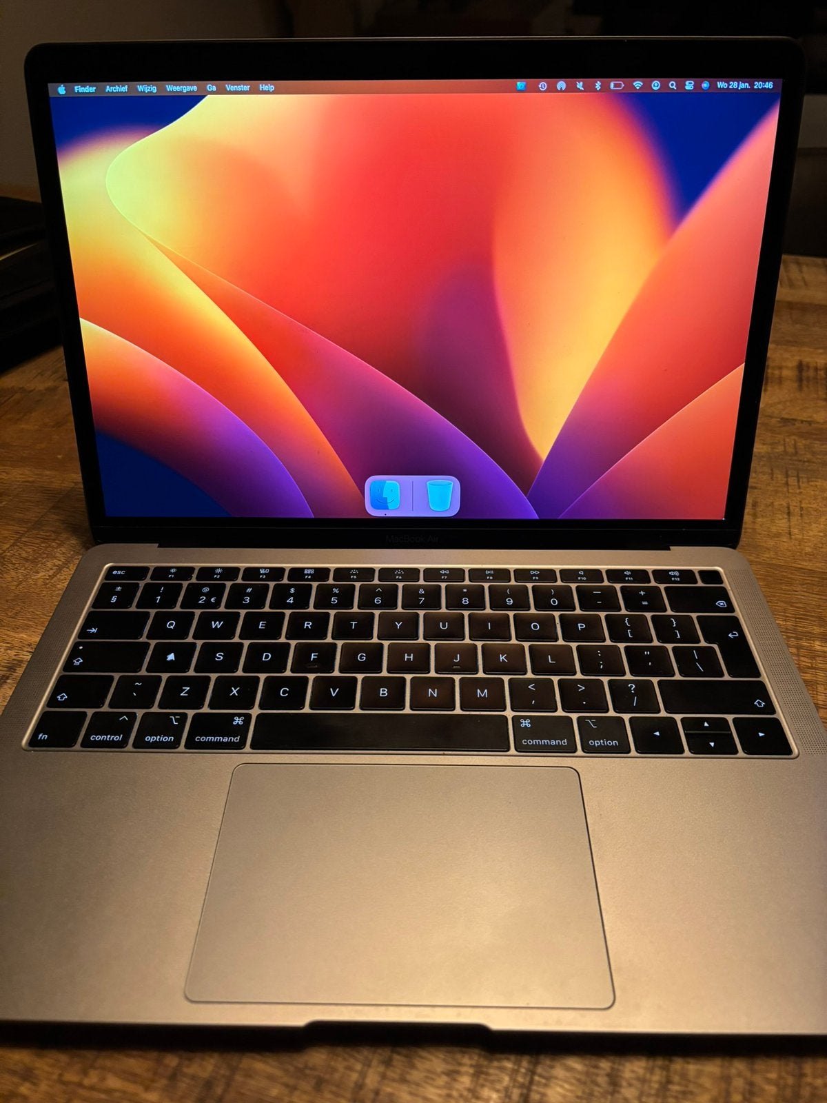 MacBook Air 13” (2018) - Space Gray - Origenele oplader, Computers en Software, Apple Macbooks, Ophalen, 13 inch, Minder dan 2 Ghz