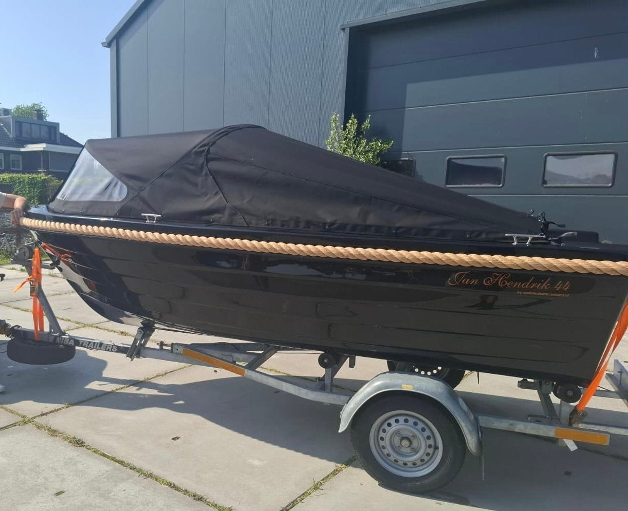 NIEUW met factuur: Jan Hendrik 44 boot / sloep met trailer, Ophalen, Consoleboot, Rondzit, Elektrisch