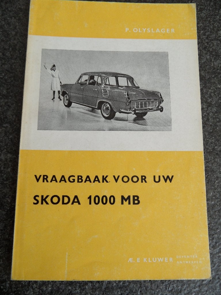 SKODA 1000MB oldtimerauto 1966 werkplaatshandleiding, Auto diversen, Handleidingen en Instructieboekjes, Verzenden