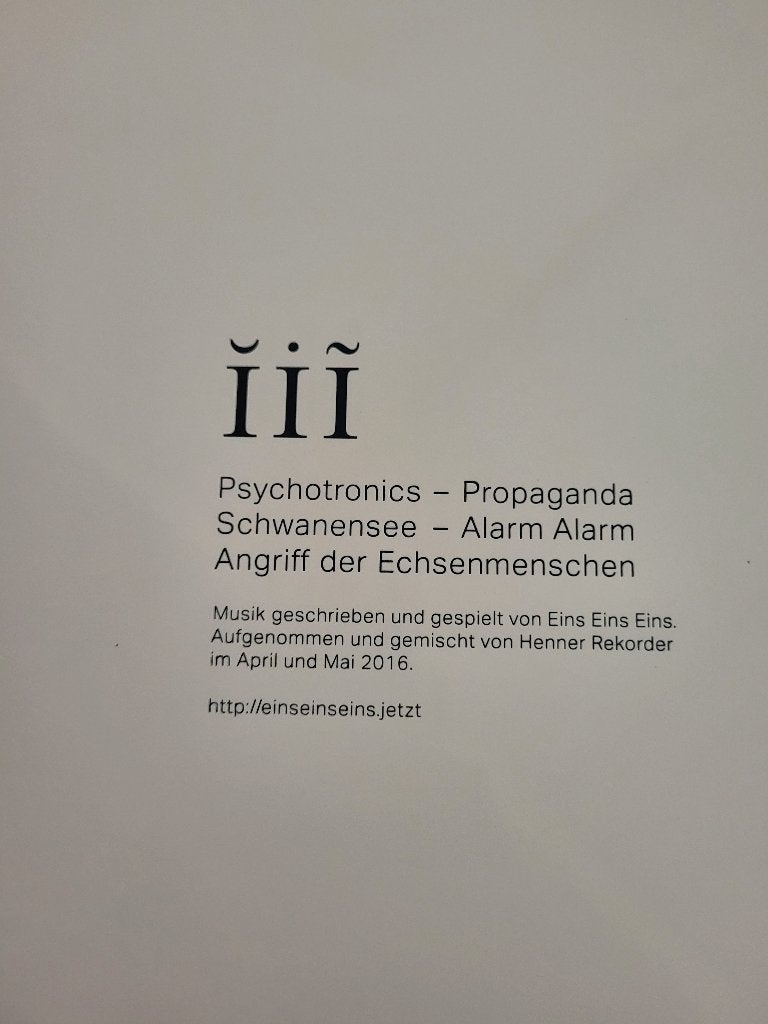 ĬİĨ (111, Einseinseins, Eins Eins Eins), Cd's en Dvd's, Vinyl | Overige Vinyl, Zo goed als nieuw, Overige formaten, Ophalen of Verzenden