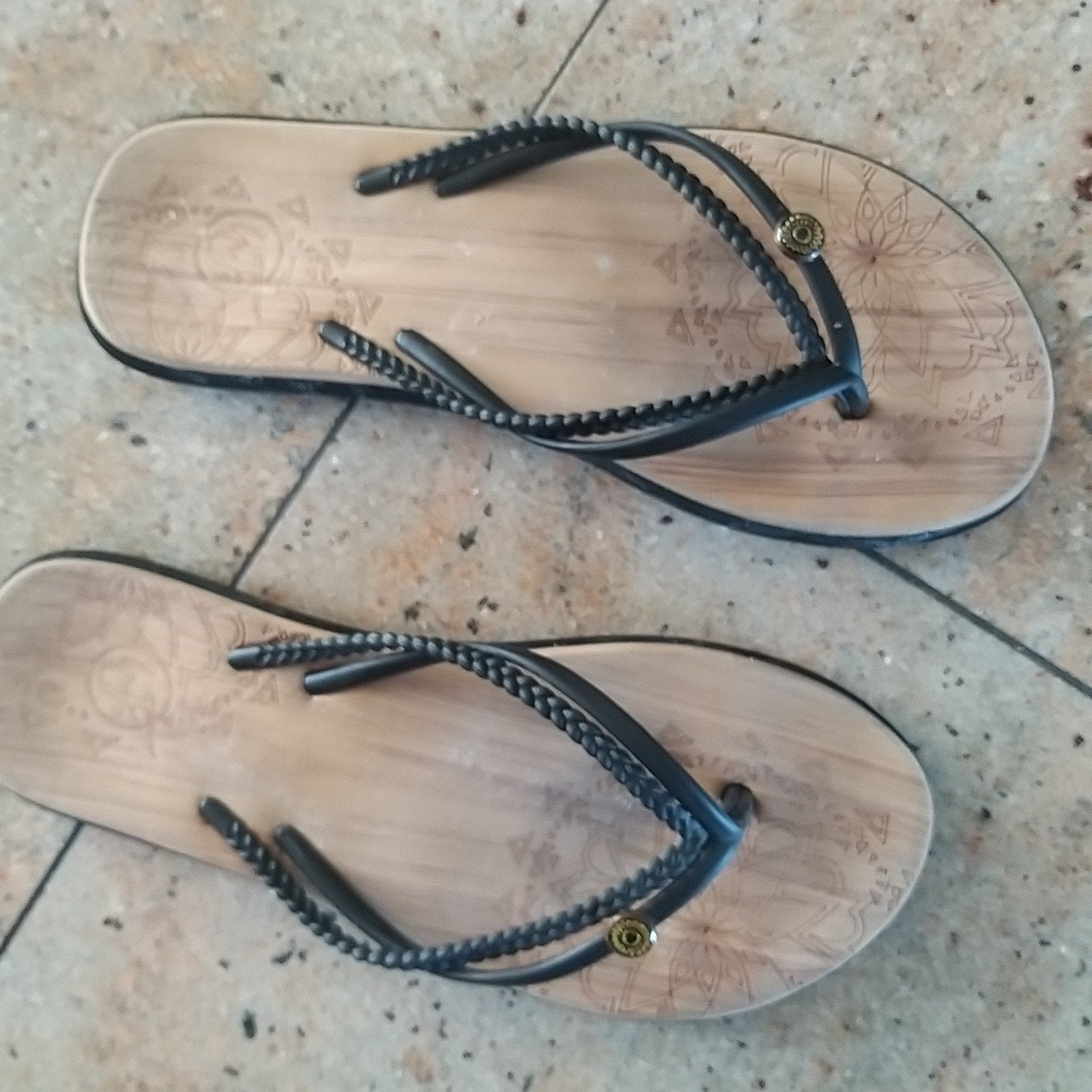 Slippers met kurk, zwart, mt 38, Ophalen of Verzenden, Zo goed als nieuw, Zwart