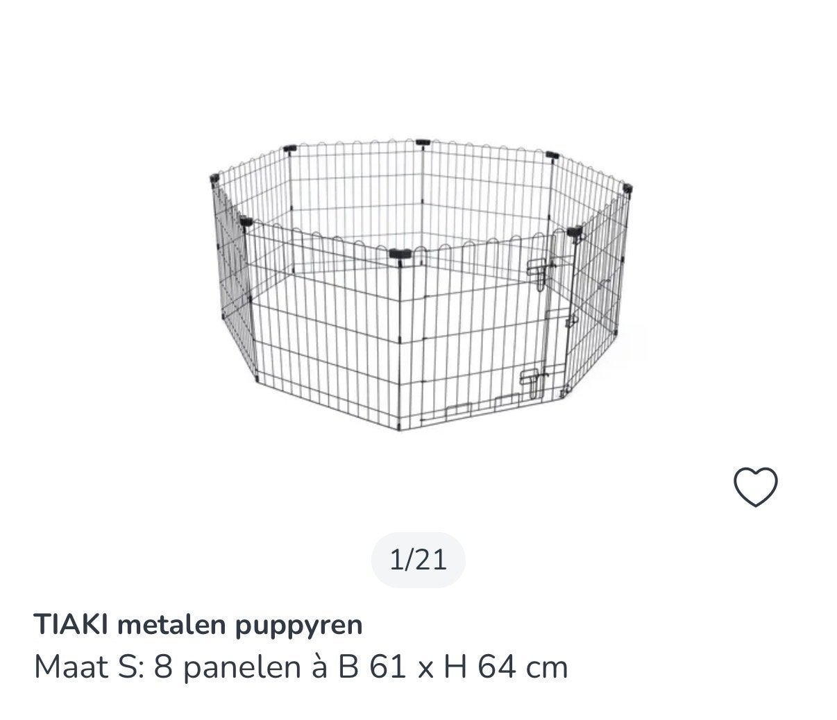 Metalen puppy/kitten/konijnen ren., Ophalen of Verzenden