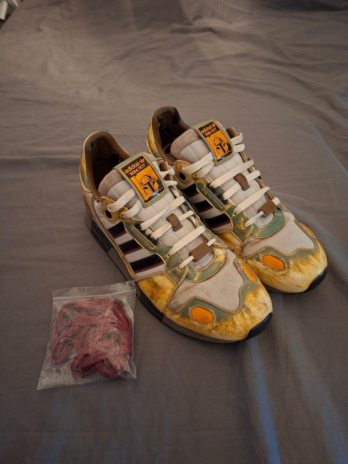 Adidas Star Wars Boba Fett Sneakers Maat 46, Overige kleuren, Ophalen of Verzenden, Sneakers of Gympen, Adidas