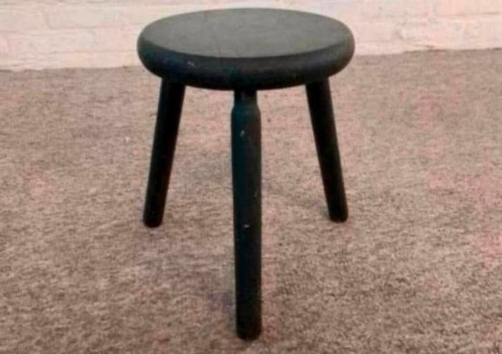 Kruk vintage krukje Charlotte Perriand stijl jaren 60., Ophalen of Verzenden