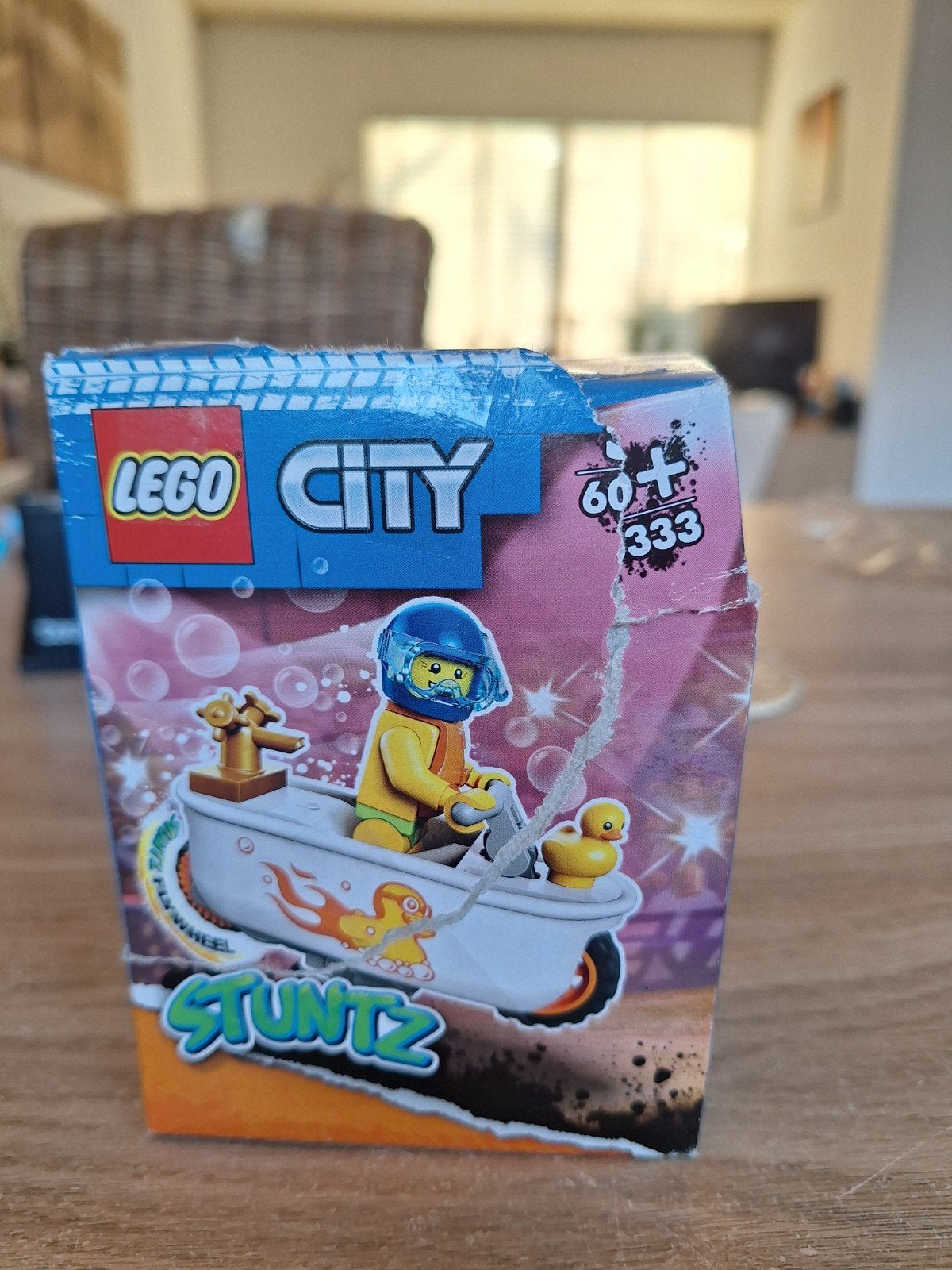 Lego City Stuntz Badkuip Stuntmotor 60333, City, Lego, Ophalen of Verzenden, Zo goed als nieuw
