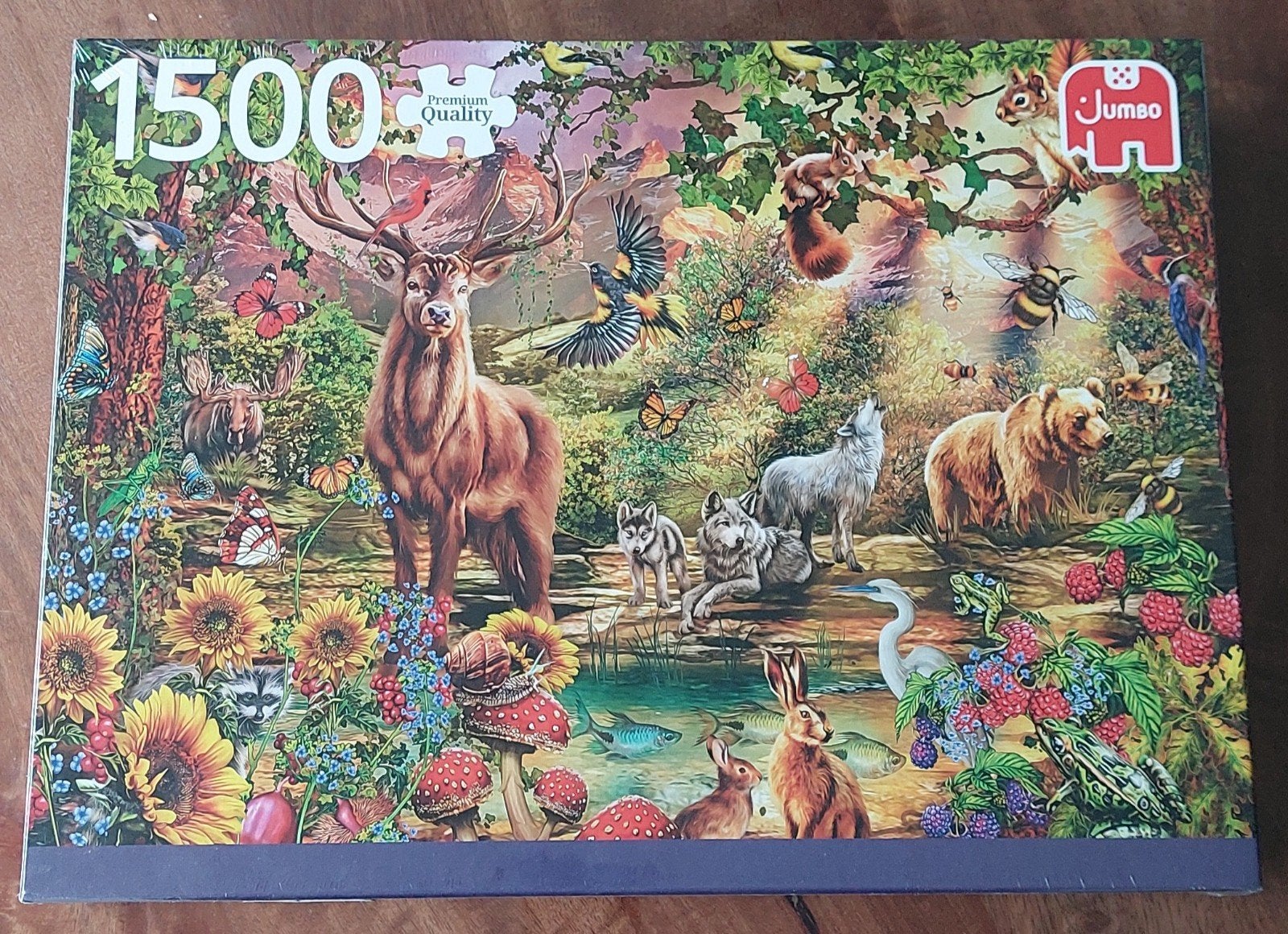 Puzzel 1500 stukjes Magic Forest at Sunset, Ophalen of Verzenden, 500 t/m 1500 stukjes, Nieuw