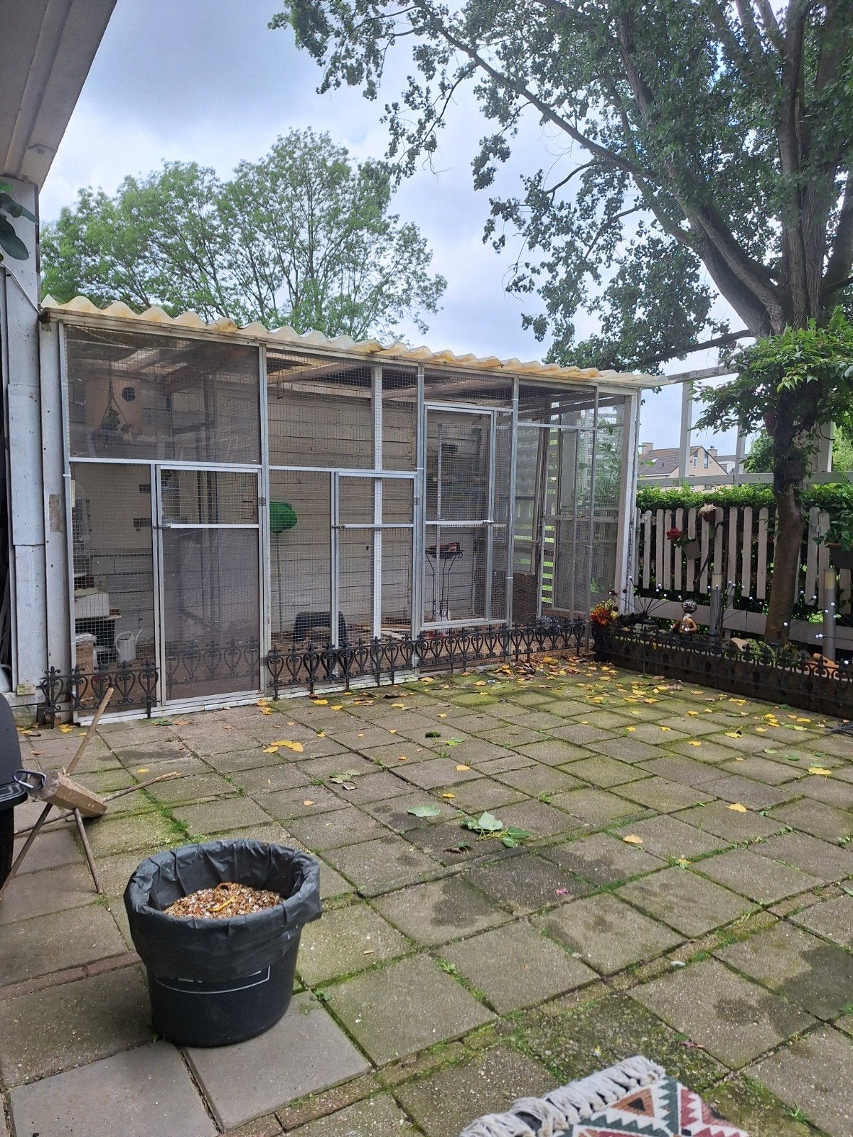 Volier  panelen alminiyum .. 12 panelen met twee dak .., Dieren en Toebehoren, Vogels | Hokken en Kooien, Ophalen of Verzenden