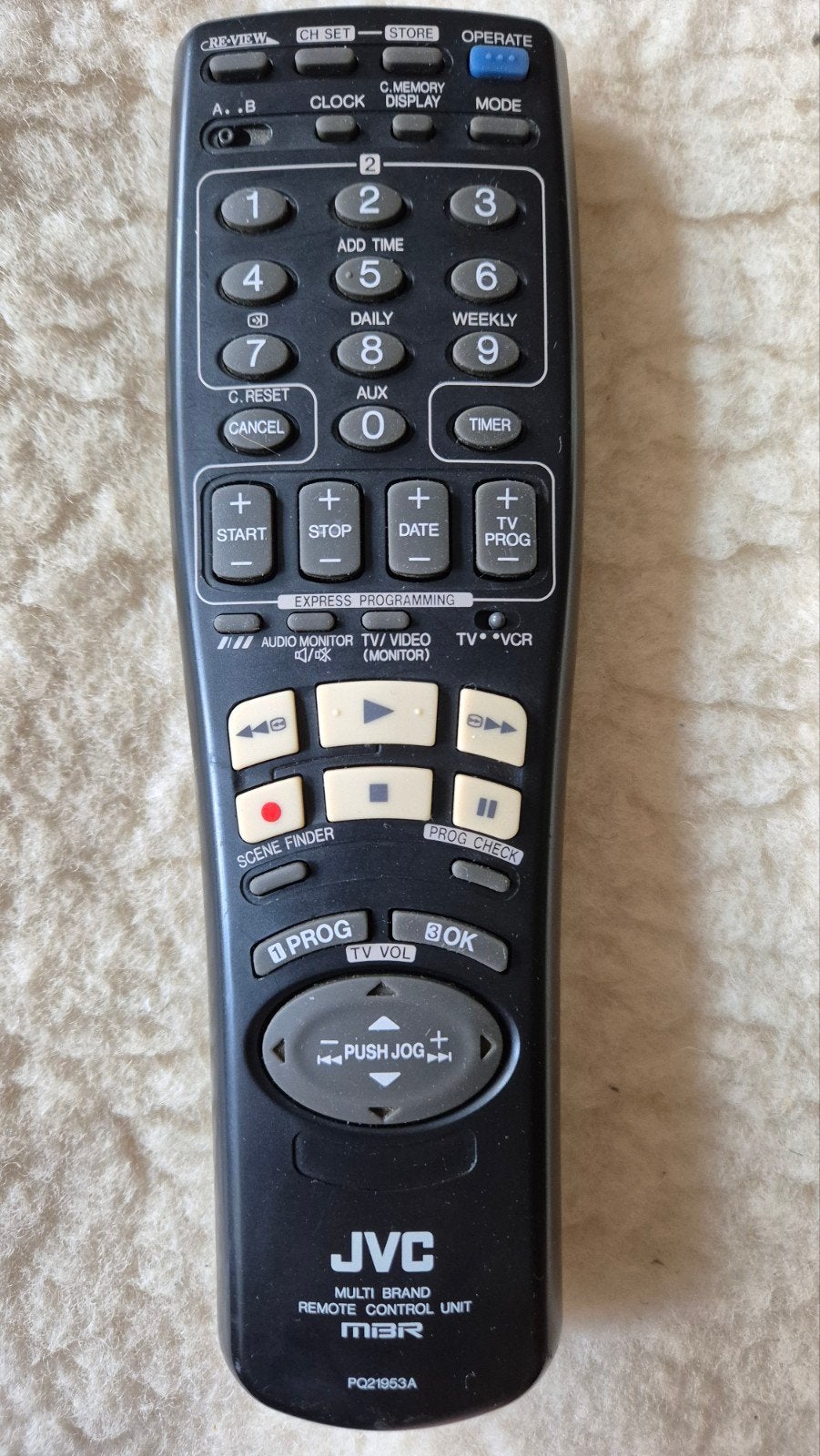 JVC pq21953A multi brand remote control unit afstandsbedieni, Audio, Tv en Foto, Ophalen of Verzenden, Gebruikt, Origineel