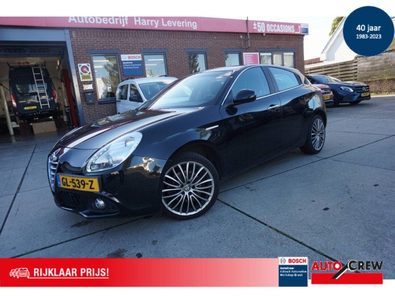Alfa Romeo Giulietta 1.4 Turbo MultiAir 170pk TCT Exclusive, Auto's, Euro 6, 4 cilinders, Zwart, Particulier