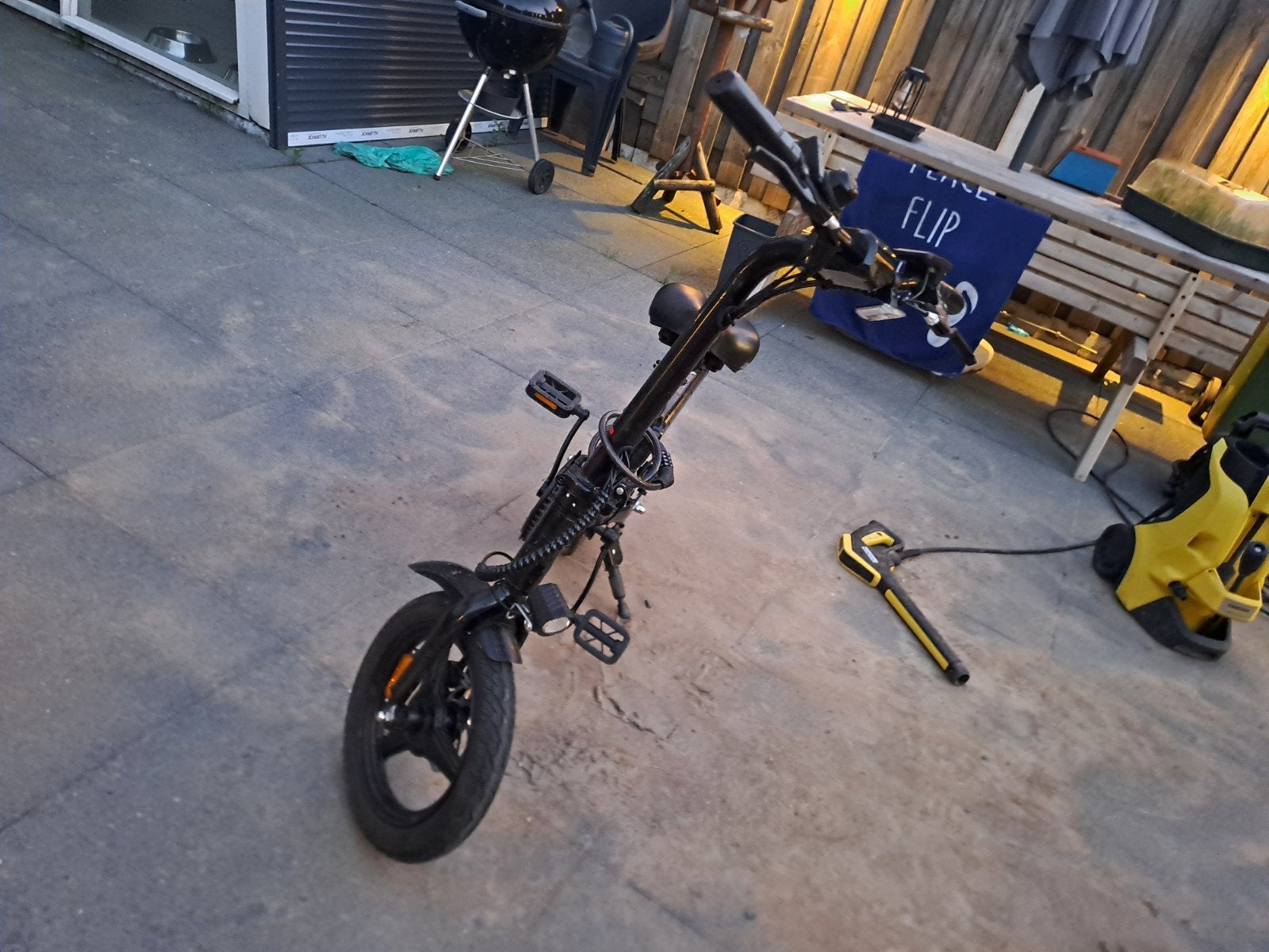 next step electrice vouw fiets, Fietsen en Brommers, 20 inch of meer, Gebruikt, Heren, Deels opvouwbaar