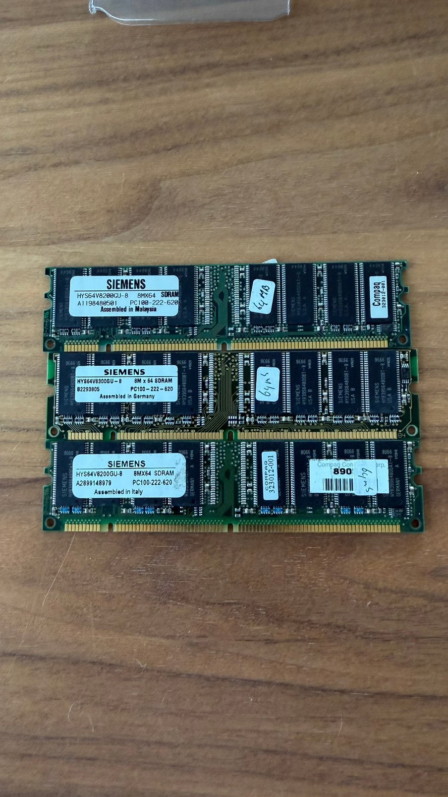 Verschillende sdram geheuren, Computers en Software, RAM geheugen, Overige soorten, Ophalen of Verzenden, Desktop, Gebruikt