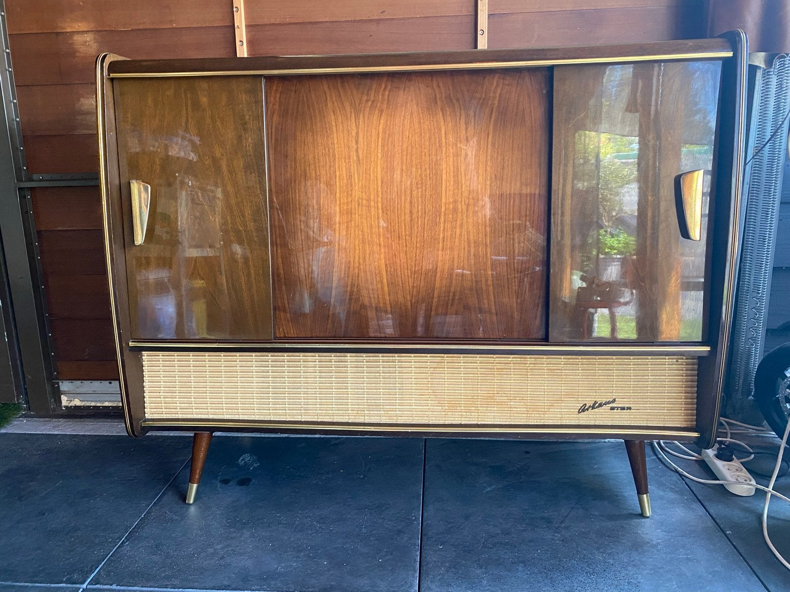 Vintage Telefunken Platenspeler/Radio Blauunkt Meubel, Ophalen, Gebruikt, Platenspeler, Overige merken