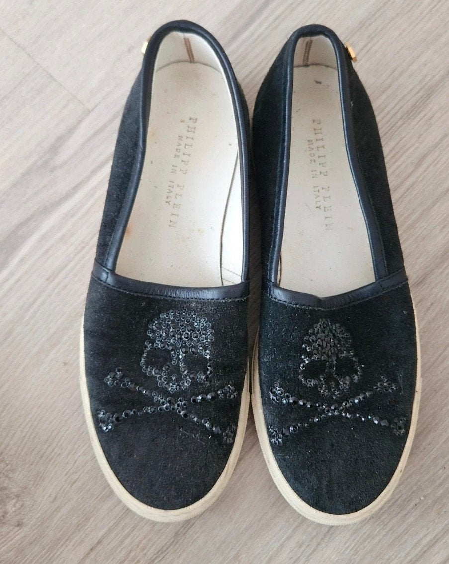 Philipp Plein Ballerina's Maat 37, Zwart, Gedragen, Philipp Plein, Ballerina's