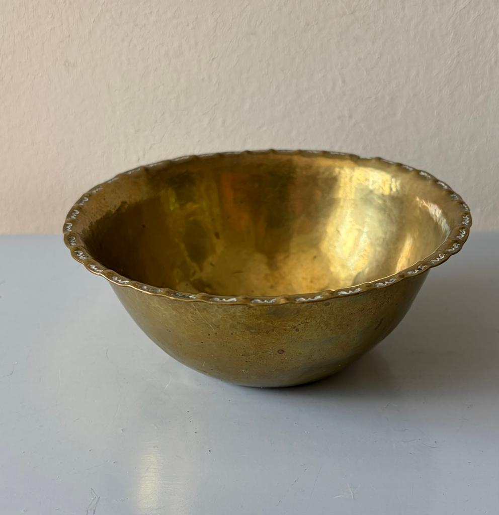 Albert Kahlbrandt, Hamburg. messing schaaltje 1920/49, Ophalen of Verzenden