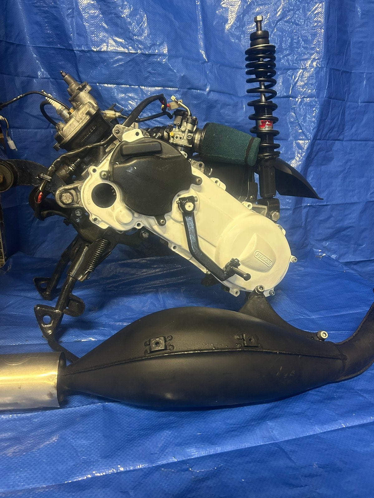 Piaggio zip h2o blok 70cc mallosi LC plug&play, Fietsen en Brommers, Ophalen of Verzenden, Zo goed als nieuw, Blok, Piaggio
