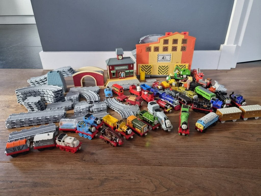 Thomas de trein station en werkplaats, Ophalen, Gebruikt