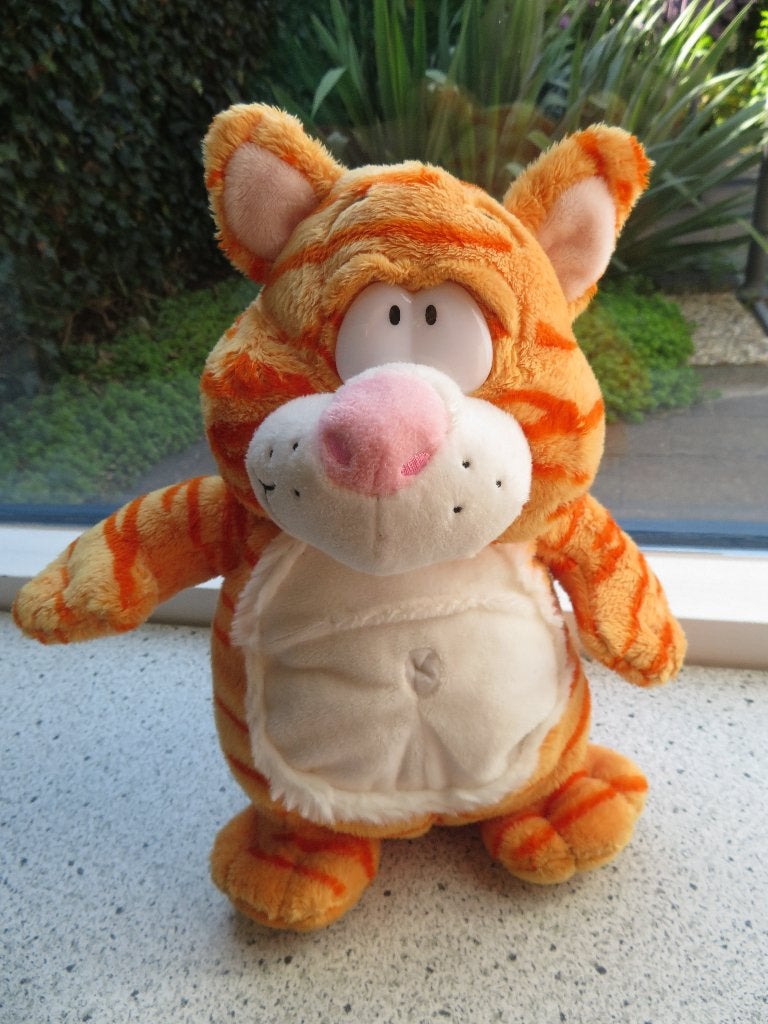 Kat poes Cat the Podgeys merk Keel Toys zacht velours, Oranje, Korrelvulling, Ophalen of Verzenden, Zo goed als nieuw
