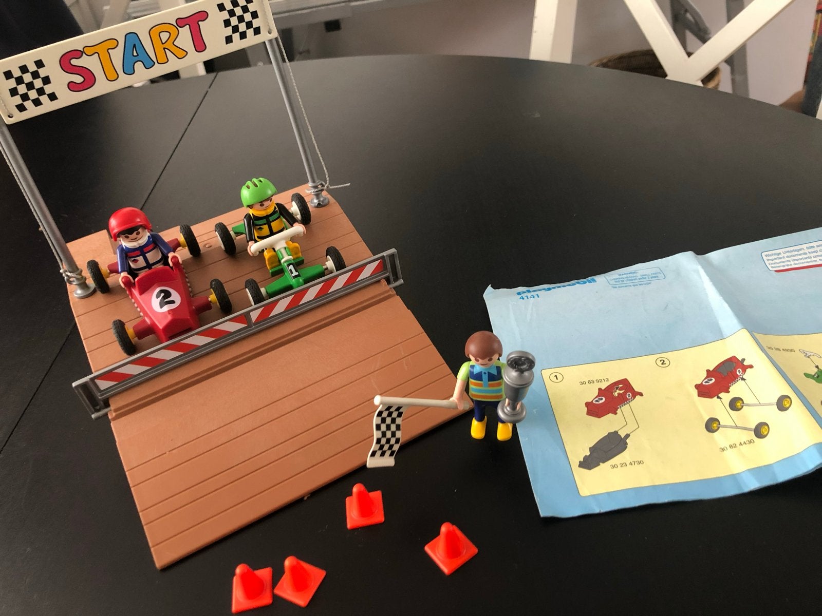 Playmobil Mini Kart Set - Raceplezier voor Kinderen, Complete set, Voertuig, Ophalen of Verzenden, Zo goed als nieuw