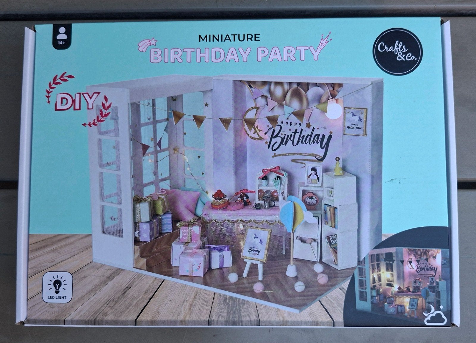 DIY Miniatuur Huisjes met LED Licht - Diverse Modellen, Nieuw, Ophalen of Verzenden, Overige materialen, Overige merken