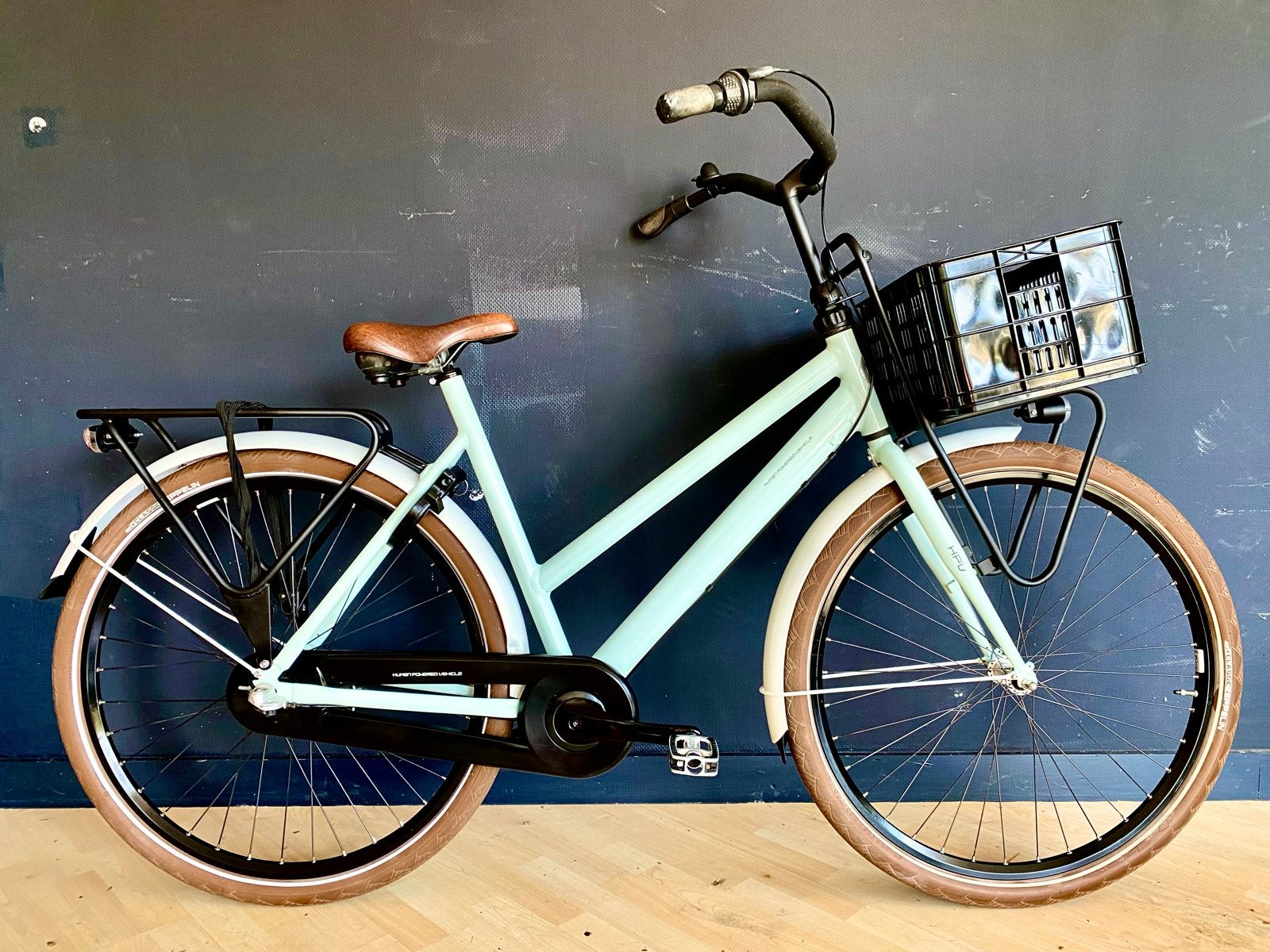 Cortina HPV Transportfiets Dames/Meisjes 3 versnellingen, Fietsen en Brommers, Terugtraprem, 53 tot 56 cm, Versnellingen, Zo goed als nieuw