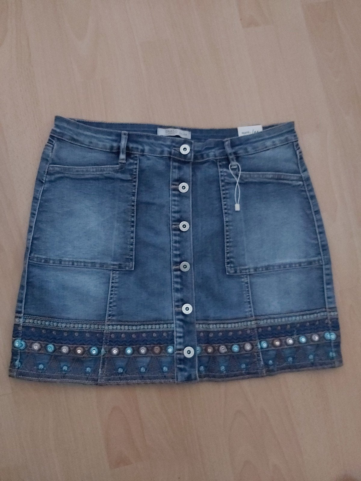 Onado kort  Jeans spijkerrok maat 44 nieuw, Ophalen, Onado Jeans, Blauw, Maat 42/44 (L)