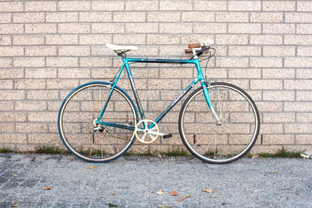 Single Speed Racefiets, Fietsen en Brommers, Ophalen, Gebruikt, Velgrem, Giant
