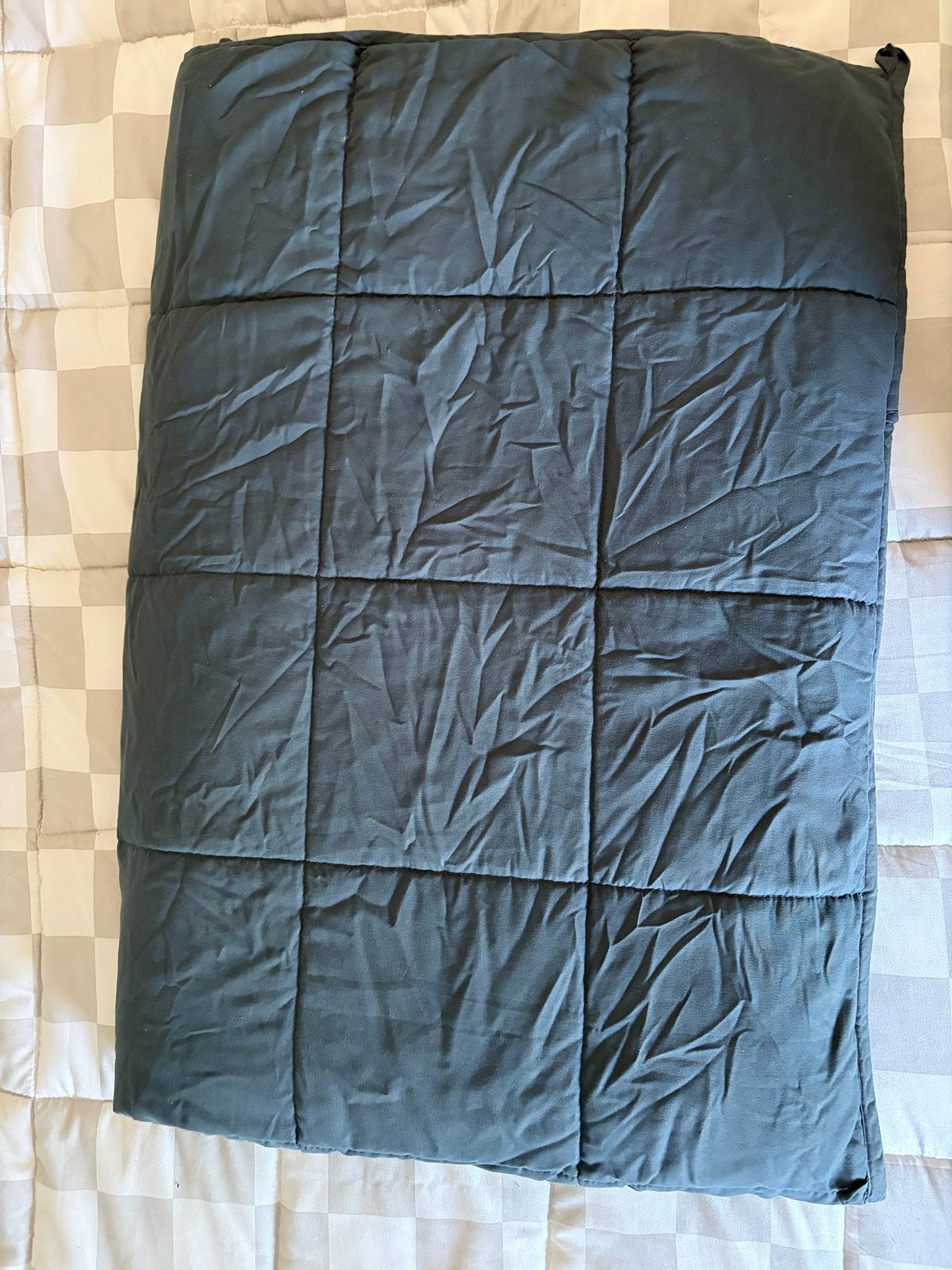 2x Verzwaringsdeken 150x200cm Antraciet 7kg, Eenpersoons, Ophalen of Verzenden, Overige merken, Grijs