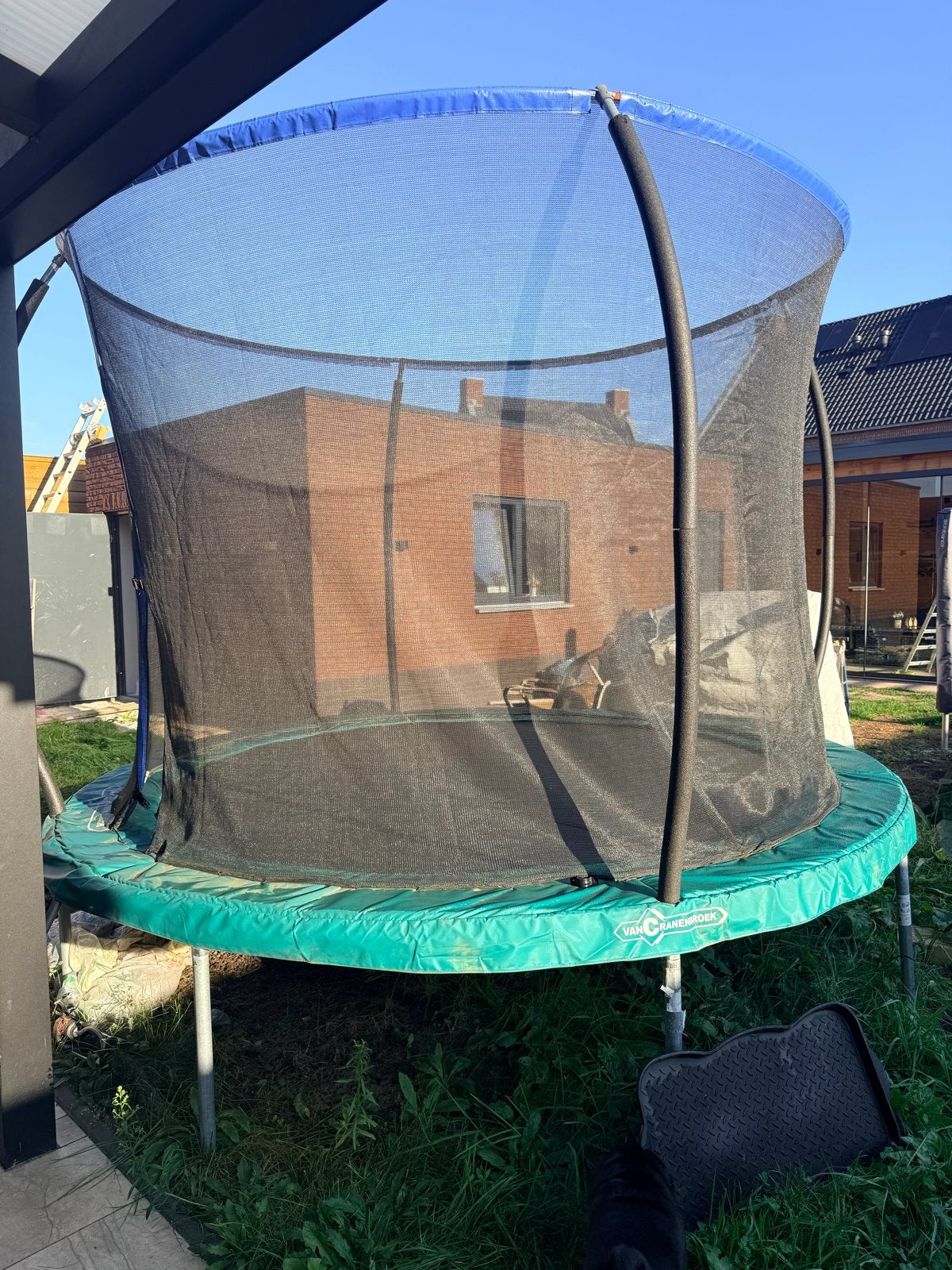 Trampoline Ø 305 cm met veiligheidsnet - Van Cranenbroek, Ophalen, Zo goed als nieuw