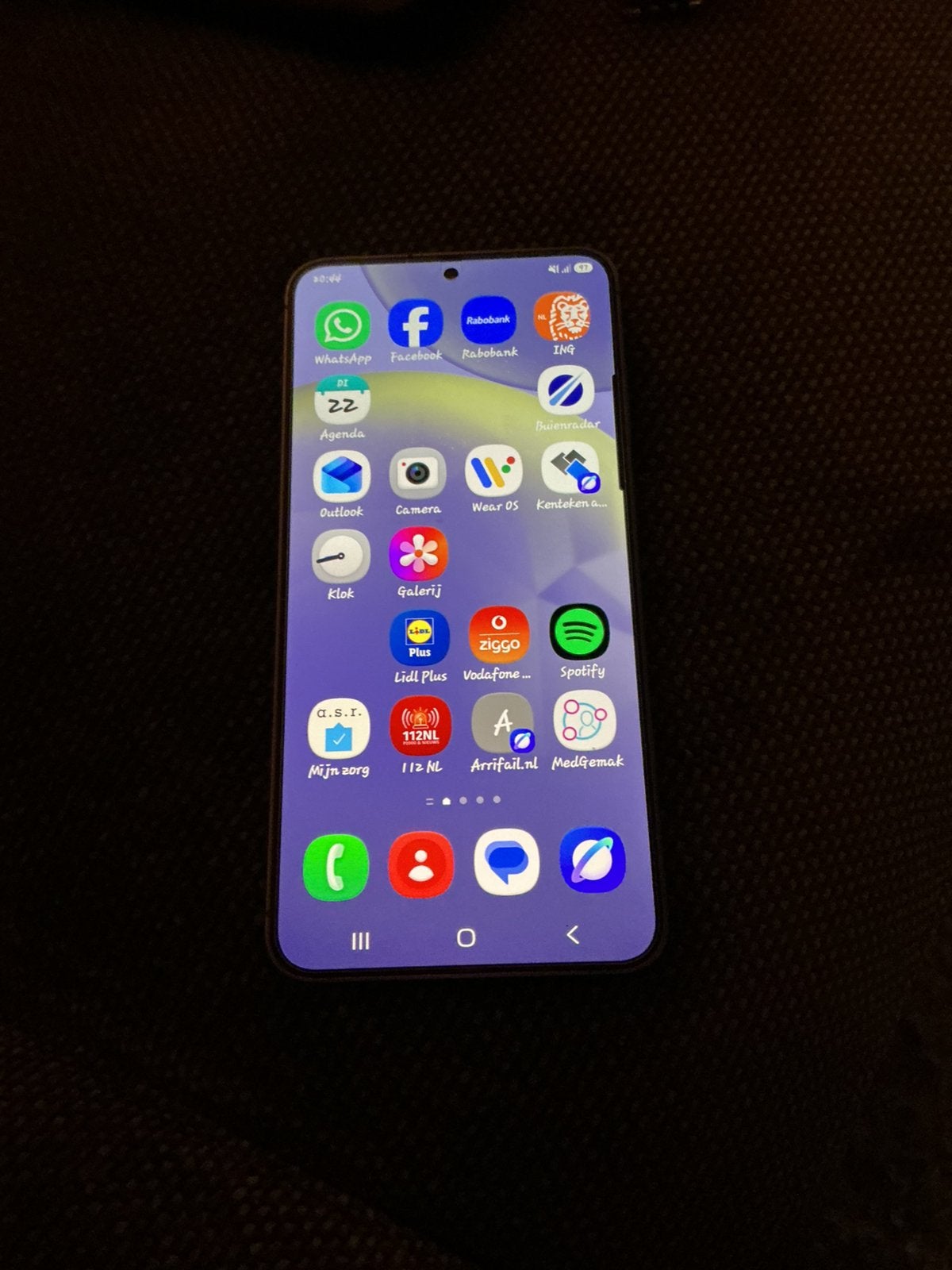 Te koop zeer mooie samsung galaxy s 24+ violet/paars