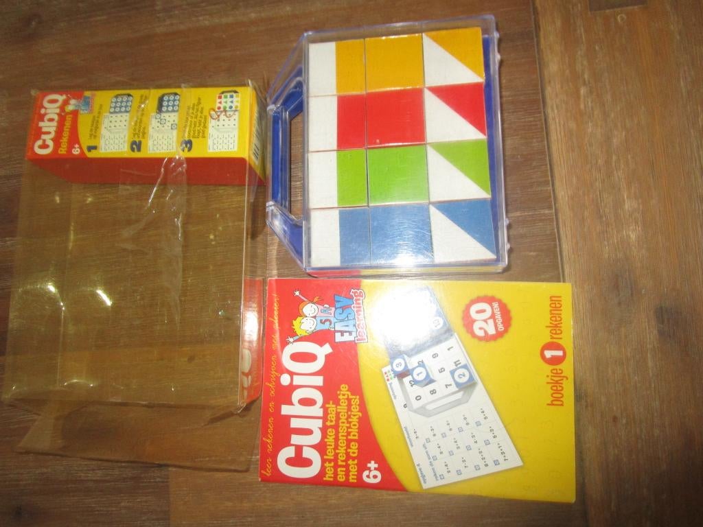 cubiq basisspel en boekje rekenen 1, Een of twee spelers, Ophalen of Verzenden, Gebruikt