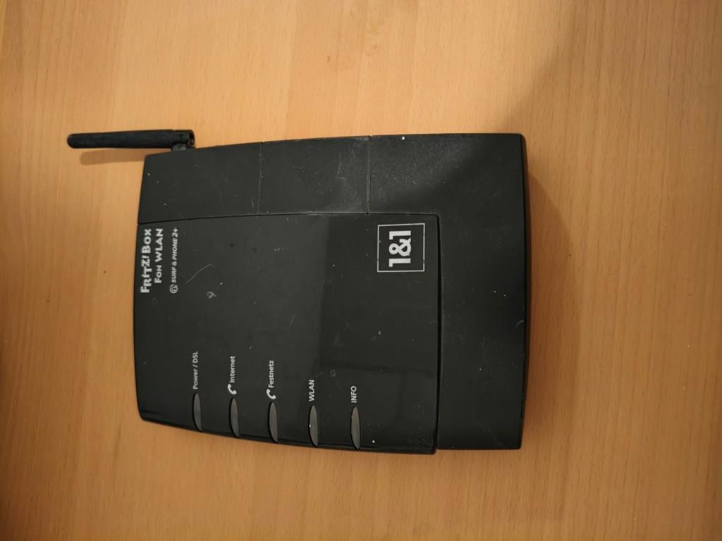 Fritz!Box Fon WLAN 7170 Router - 1&1 Editie, Computers en Software, Routers en Modems, Gebruikt, Router, Ophalen of Verzenden