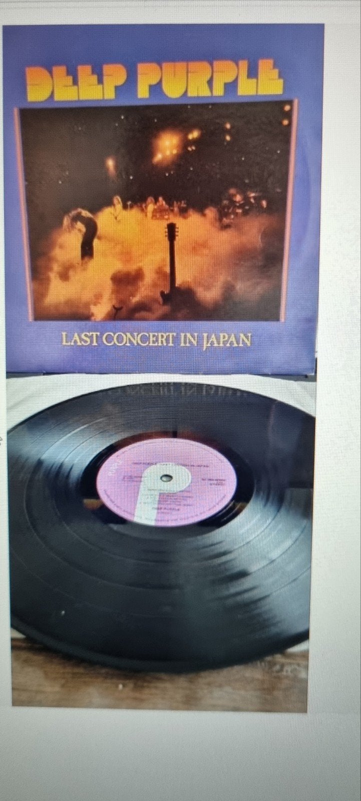 Deep Purple - Last Concert in Japan LP (1978), Cd's en Dvd's, LP, Gebruikt, Hard Rock, Originele persing