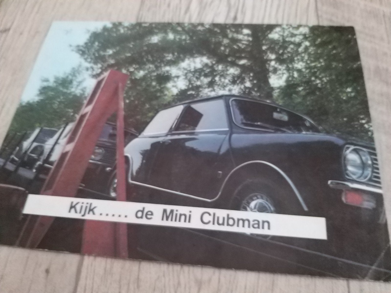 jaren 70 Nederlands Mini Clubman folder mooie staat Austin, Ophalen of Verzenden