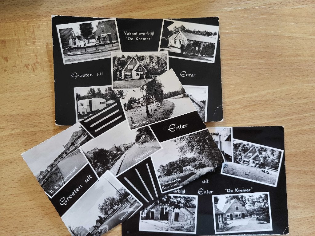 ansicht ENTER Meerluiken (3x), Ophalen, Voor 1920, Overijssel