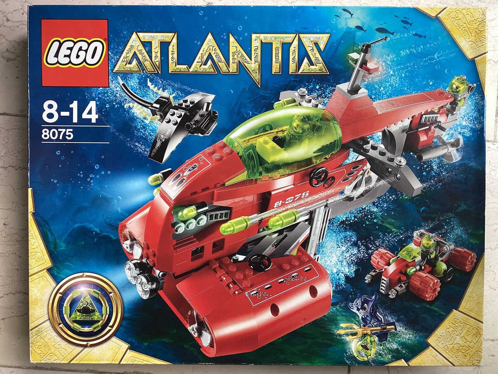 Lego 8075 Atlantis duikers rog, Ophalen of Verzenden, Zo goed als nieuw