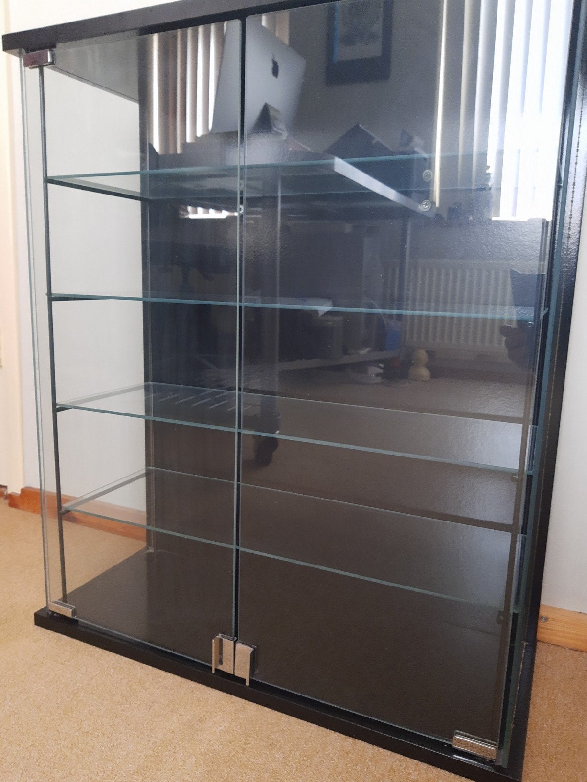 Ikea vitrine kast, Niels Gammelgaard, Ophalen, Met plank(en), Overige houtsoorten, 50 tot 100 cm