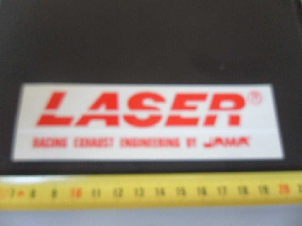 sticker Transparant LASER Racing Exhaust by JAMA  AX063*, Ophalen of Verzenden, Zo goed als nieuw